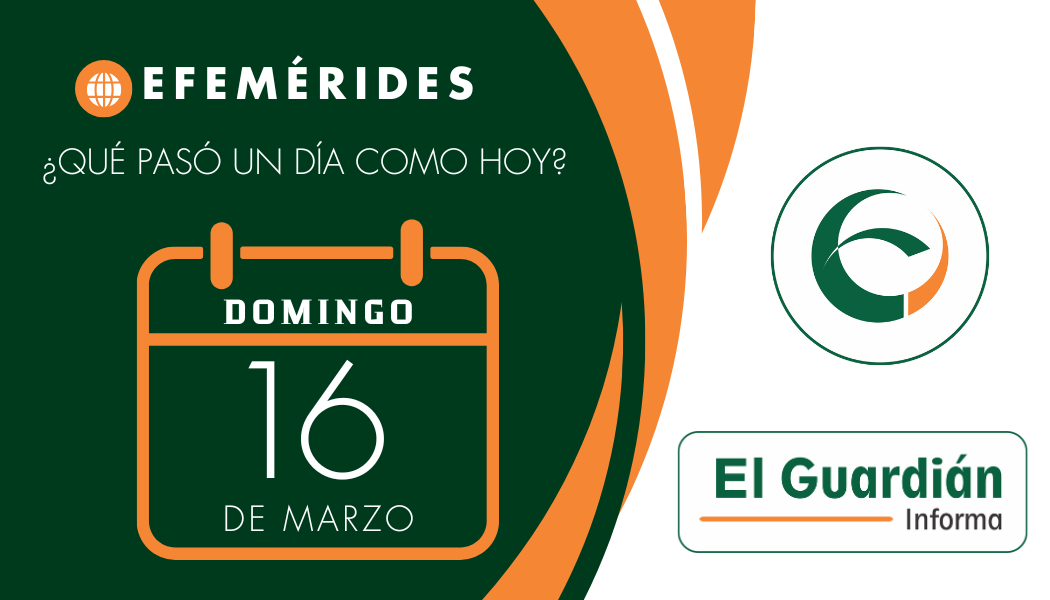 Santos y efemérides del 16 de marzo