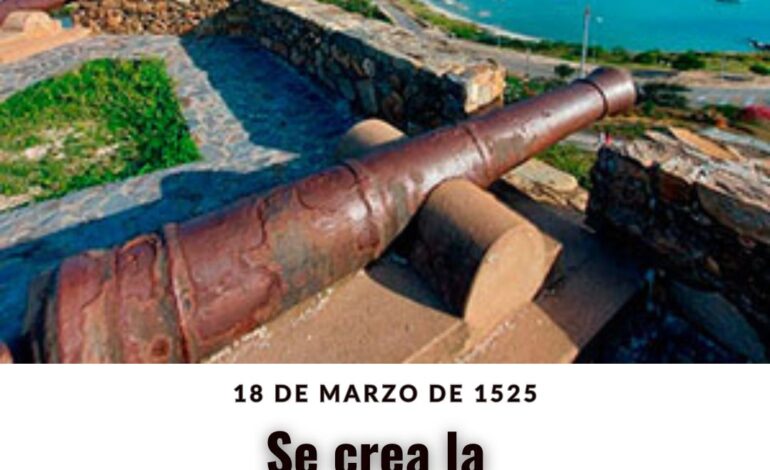 El emperador Carlos V crea la Provincia de Margarita