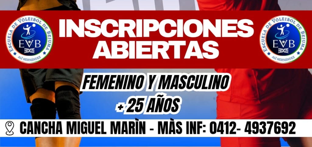 Escuela de Voleibol de Bejuma “Alí Hernández”, llama a inscripciones para la categoría Máster